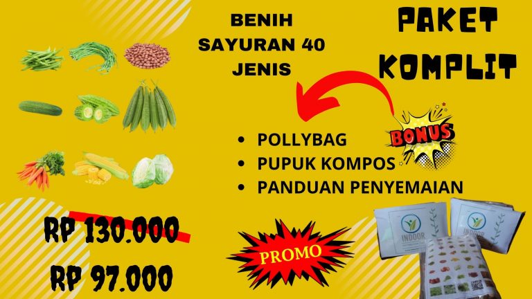 DISKON Paket Benih Sayur Wonosari, Paket Benih Tanaman Kulon Progo, Paket Benih Buah Wates
