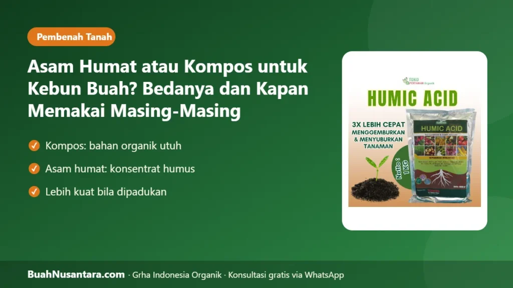 Asam humat atau kompos