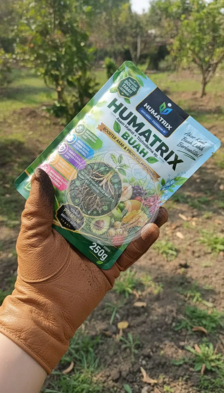 Humatrix Buah 250 gram untuk kebun buah tergenang banjir