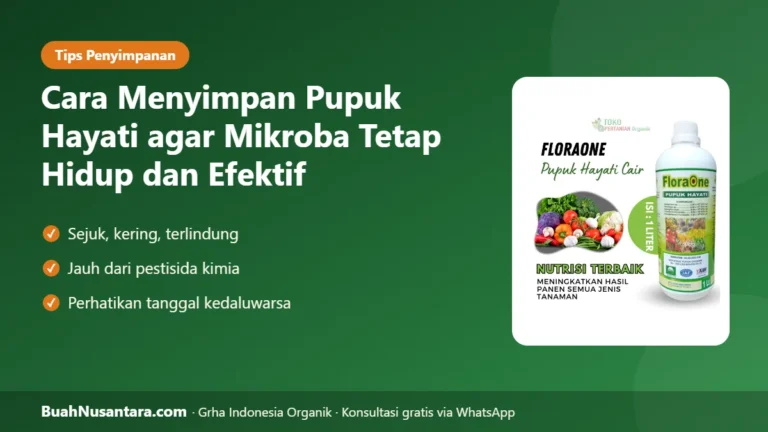 MIKROBA Mati Sia-Sia! Cara Menyimpan Pupuk Hayati agar Tetap Hidup dan Efektif