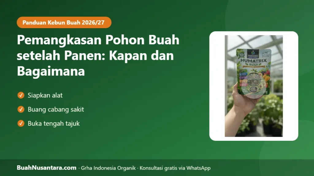 Pemangkasan pohon buah