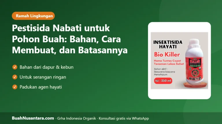 RACIK Sendiri di Rumah! Pestisida Nabati untuk Pohon Buah: Bahan, Cara Membuat, dan Batasannya