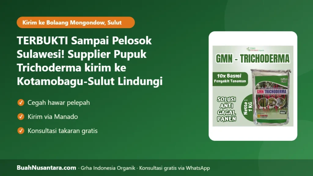 Supplier Pupuk Trichoderma kirim ke Kotamobagu-Sulut