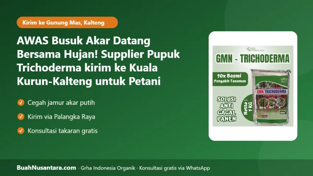 Supplier Pupuk Trichoderma kirim ke Kuala Kurun-Kalteng