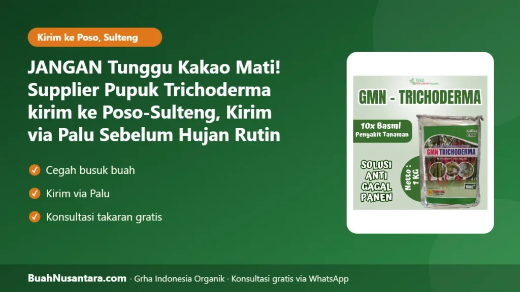 Supplier Pupuk Trichoderma kirim ke Poso-Sulteng