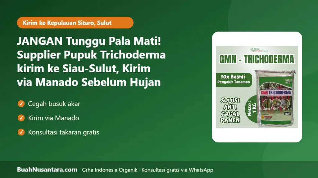 Supplier Pupuk Trichoderma kirim ke Siau-Sulut
