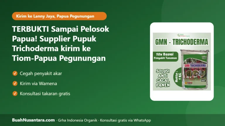TERBUKTI Sampai Pelosok Papua! Supplier Pupuk Trichoderma kirim ke Tiom-Papua Pegunungan Lindungi Kopi dari Penyakit Akar