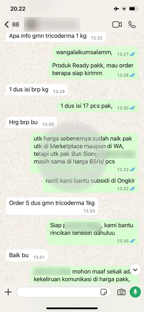 Testimoni Grha Indonesia Organik: 5 dus gmn trichoderma siap kirim