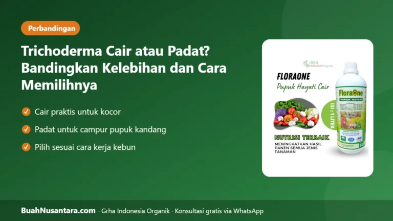 CAIR atau PADAT? Trichoderma Mana yang Lebih Cocok untuk Kebun dan Tabulampot Anda